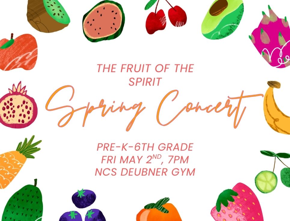 Join us for our Pre-K-6th Grade Spring Concert!
