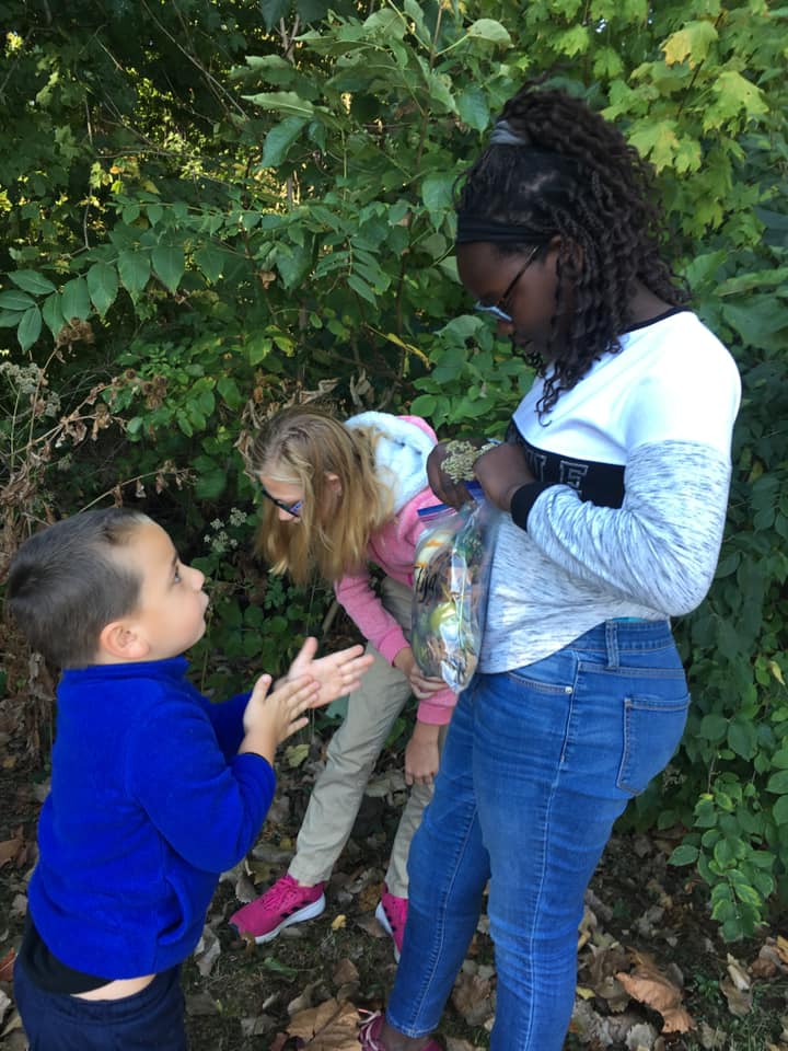 Fall hike with 6th grade buddies